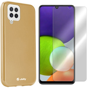 Etui Do Samsung Galaxy A22 4g Pokrowiec Gel +szkło