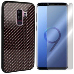 Etui Do Sam Galaxy S9 Plus G965 Glass Carbon Szkło