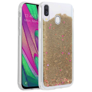 Etui Do Samsung Galaxy A40 Sm-a405 Gwiazdki Brokat