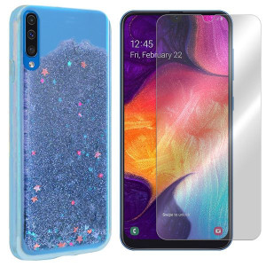 Etui Do Samsung Galaxy A50 A505 Gwiazdki +szkło 9h