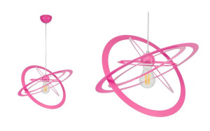 Lampa Wisząca Sferis 2005/1r Róż Moderno + Gratis