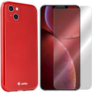 Etui Do Iphone 13 Pokrowiec Obudowa Gel + Szkło 9h