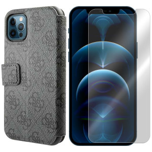 Etui Do Iphone 12 / 12 Pro Guess Pokrowiec + Szkło