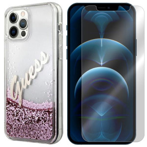 Etui Do Iphone 12 / 12 Pro Guess Pokrowiec + Szkło