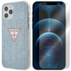 Etui Do Iphone 12 / 12 Pro Guess Pokrowiec + Szkło