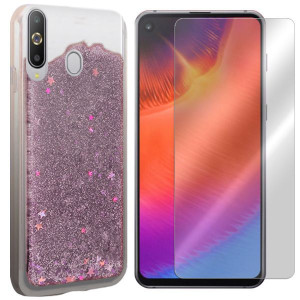 Etui Do Samsung Galaxy A60 Sm-a6060 Gwiazdki Szkło