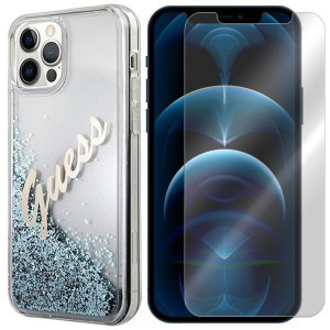 Etui Do Iphone 12 Pro Max Guess Vintage + Szkło 9h