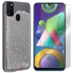 Etui Do Samsung Galaxy M21 Sm-m215 Brokat + Szkło