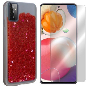 Etui Do Samsung Galaxy A72 5g Case Brokat + Szkło