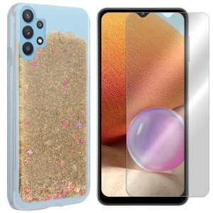 Etui Do Samsung Galaxy A32 4g Brokat + Szkło 9h