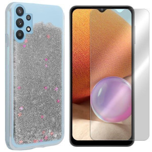 Etui Do Samsung Galaxy A32 4g Brokat + Szkło 9h