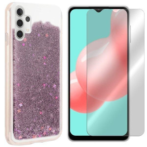 Etui Do Samsung Galaxy A32 5g Brokat + Szkło 9h