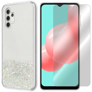 Etui Do Samsung Galaxy A32 5g Case Brokat + Szkło