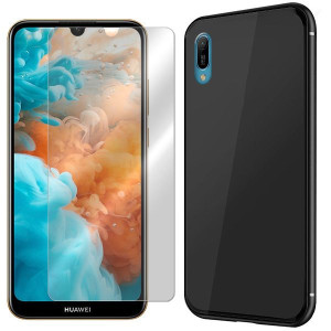 Etui Do Huawei Y6 Prime 2019 Case Glass + Szkło 9h