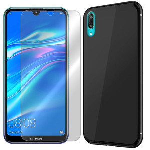 Etui Do Huawei Y7 2019 / Y7 Pro 2019 Glass + Szkło