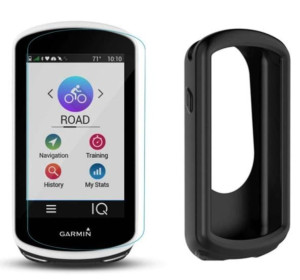 Etui Gumowe Case + Szkło 9h Do Garmin Edge 1030