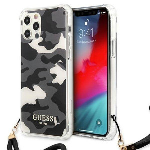 Etui Do Iphone 12 Pro Max Pokrowiec Guess Camo
