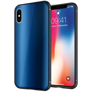 Etui Do Iphone Xs Glass Pokrowiec Futerał Aurora