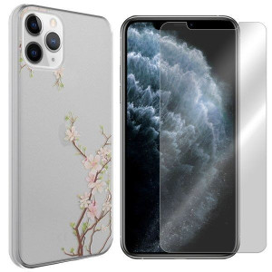 Etui Do Iphone 11 Pro Max Pokrowiec Cherry + Szkło
