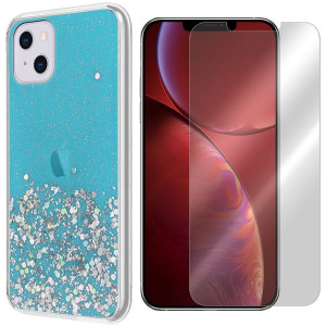 Etui Do Iphone 13 Pokrowiec Case Brokat + Szkło 9h