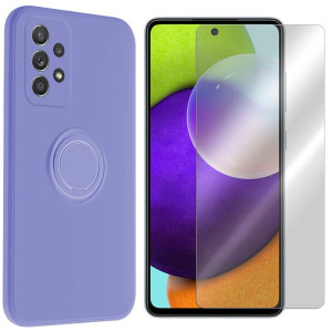 Etui Do Samsung Galaxy A52 5g Velvet Finger +szkło