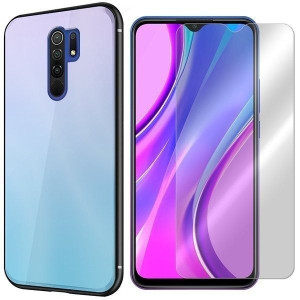 Etui Do Xiaomi Redmi 9 Case Glass Aurora + Szkło