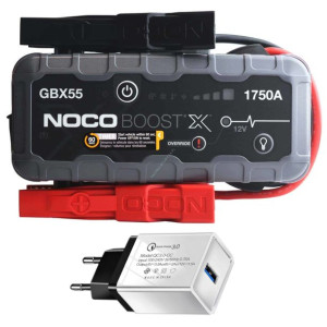 Noco Gbx55 Boostx Jump Starter 12v 1750a Gbx 55 + Ładowarka Sieciowa Gratis