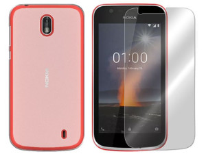 Nokia 1 Etui Pokrowiec Obudowa Case Matt +szkło 9h