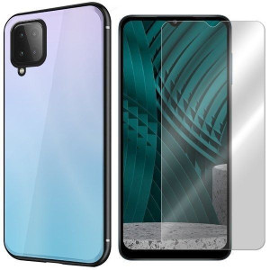 Etui Do Samsung Galaxy M12 Glass Aurora + Szkło 9h