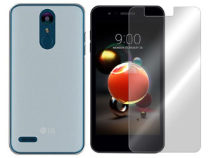 Lg K9 Etui Pokrowiec Obudowa Case Matt + Szkło 9h