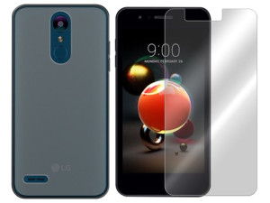 Lg K9 Etui Pokrowiec Obudowa Case Matt + Szkło 9h