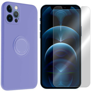 Etui Do Iphone 12 Pro Case Velvet Finger + Szkło