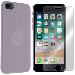 Etui Do Iphone Se 2020 Velvet Finger + Szkło 9h