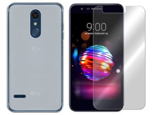Lg K11 Etui Pokrowiec Obudowa Matt Case + Szkło 9h