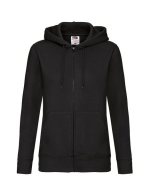 Bluza damska Premium z kapturem i zamkiem Lady-Fit XXL czarny