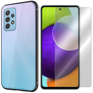 Etui Do Samsung Galaxy A52 Glass Aurora + Szkło 9h