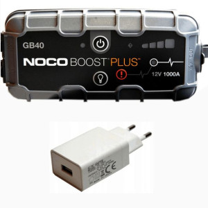 Noco Gb40 Genius Boost Jump Starter 12v 1000a + Ładowarka Sieciowa Gratis