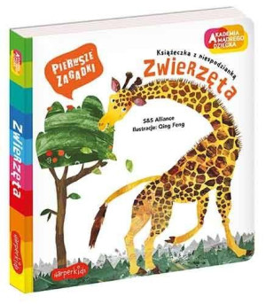 Książeczka z niespodzianką Zwierzęta zagadki 3+