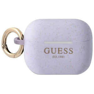 Etui Do Airpods Pro Guess Silicone Glitter Case