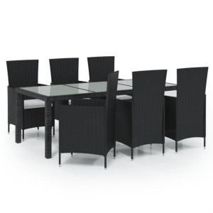 7-cz. zestaw mebli ogrodowych z poduszkami, rattan