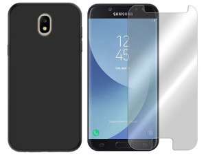 Sam Galaxy J7 2017 J730 Etui Pokrowiec Matt +szkło
