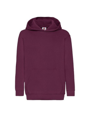 Fruit of the Loom Bluza dziecięca Classic kangurka 164 cm burgund