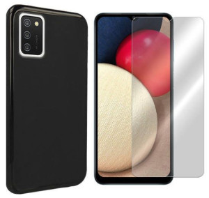 Etui Do Samsung Galaxy A02s Sm-a025 Matt + Szkło