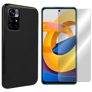 Etui Do Xiaomi Poco M4 Pro 5g Obudowa Matt + Szkło