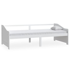 3-osobowa sofa/łóżko, biała, drewno sosnowe, 90 x 200 cm