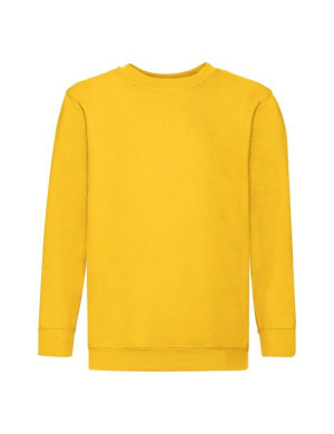 Fruit of the Loom Bluza dziecięca Classic set-in sweat 152 cm ciemnożółty