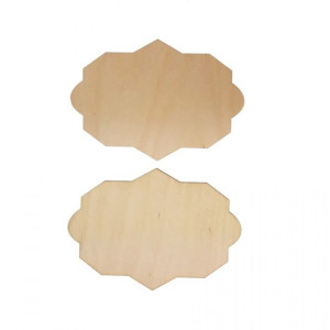 Drewniane bazy 10x7 cm 2 sztuki