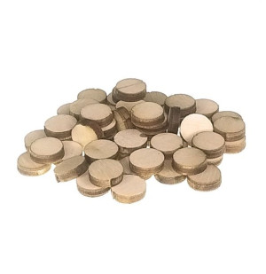 Drewniane koła 1cm 50 szt