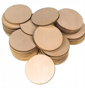 Drewniane koła 5cm 50szt