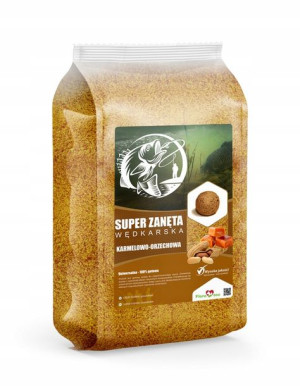 Zanęta Wędkarska Uniwersalna Karmel-orzech 3kg